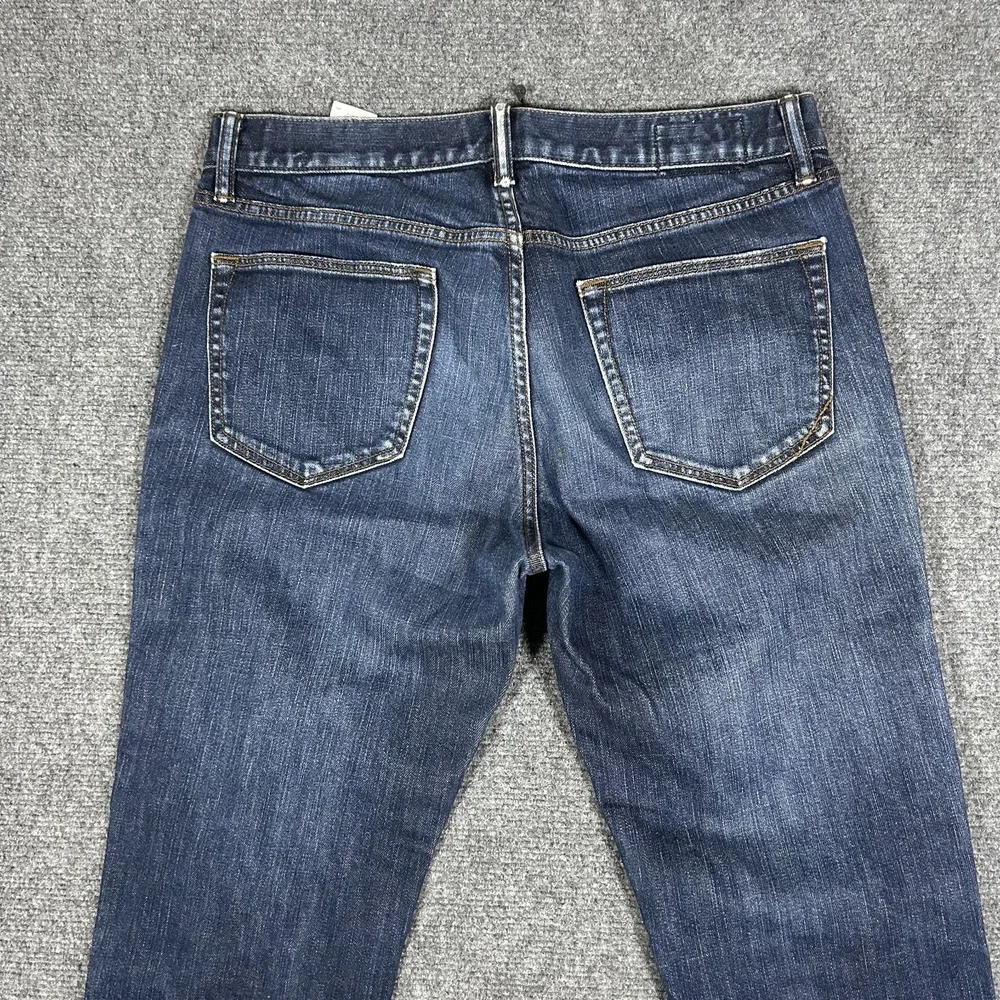 Banana Republic Slim Fit Jeans Men's 33x32 Stretch Black Denim Pants #3461